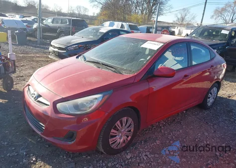 2013 Hyundai Accent Gls from USA, damaged, VIN KMHCT4AE3DU555556